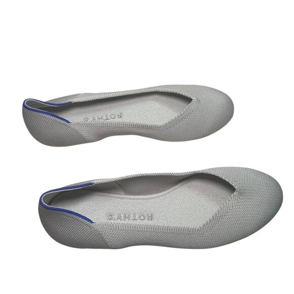 Rothy’s Round Toe Ballet Flats Gray Size 6.5 - Picture 1 of 7